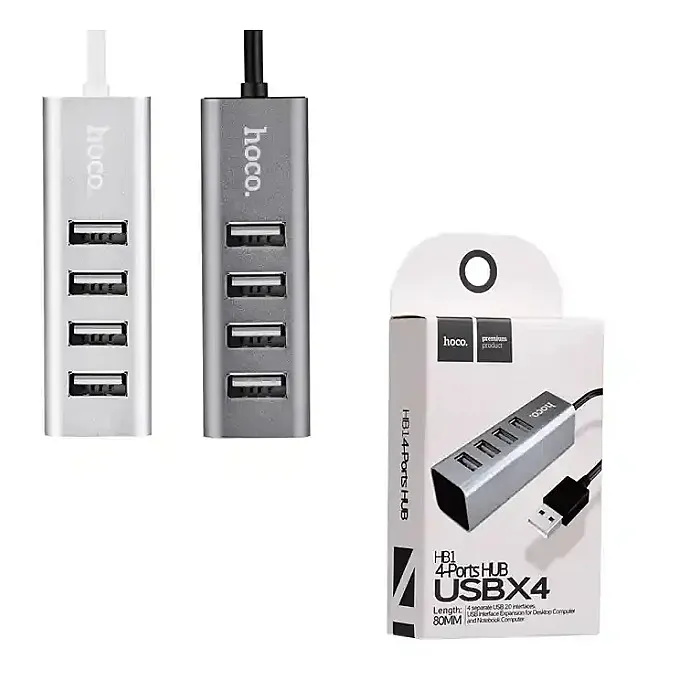 Hoco HB1 USB Hub USB-A to four ports USB 2.0